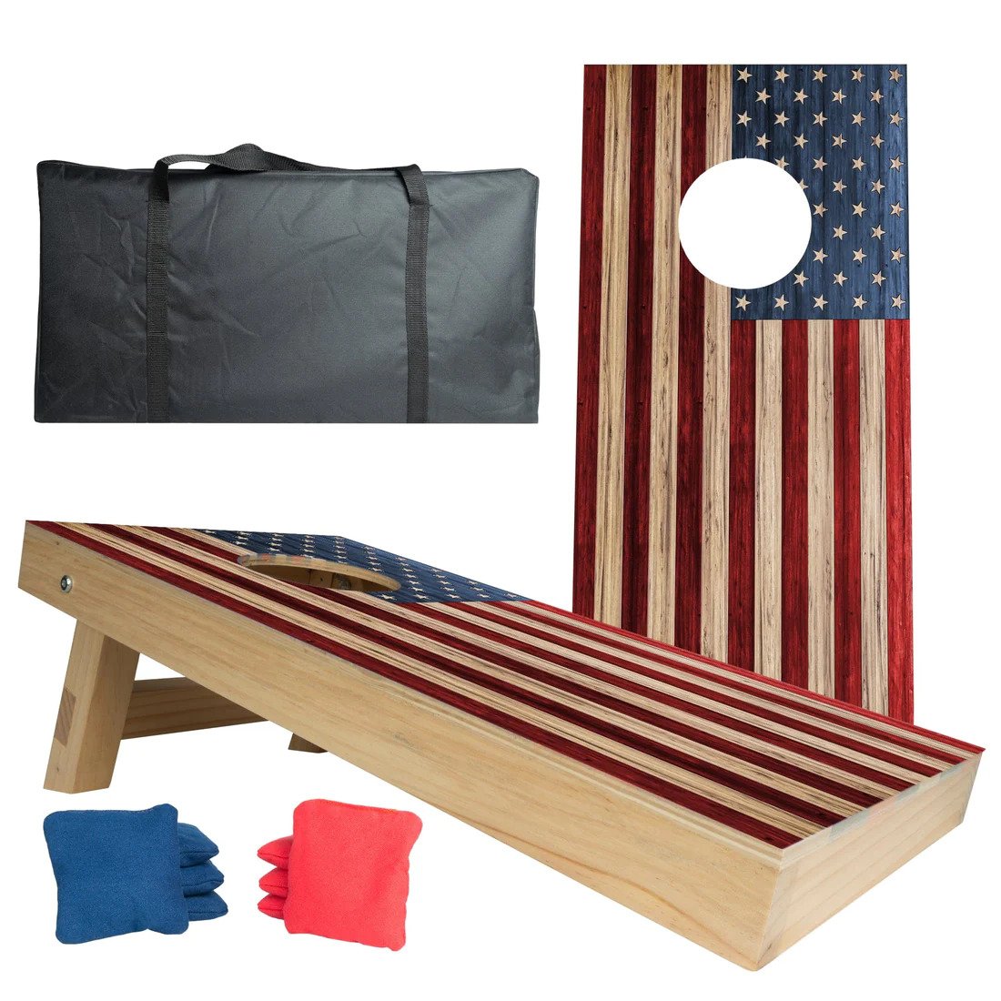 Bitty Bags Mini-Cornhole Boards: American Flag Design