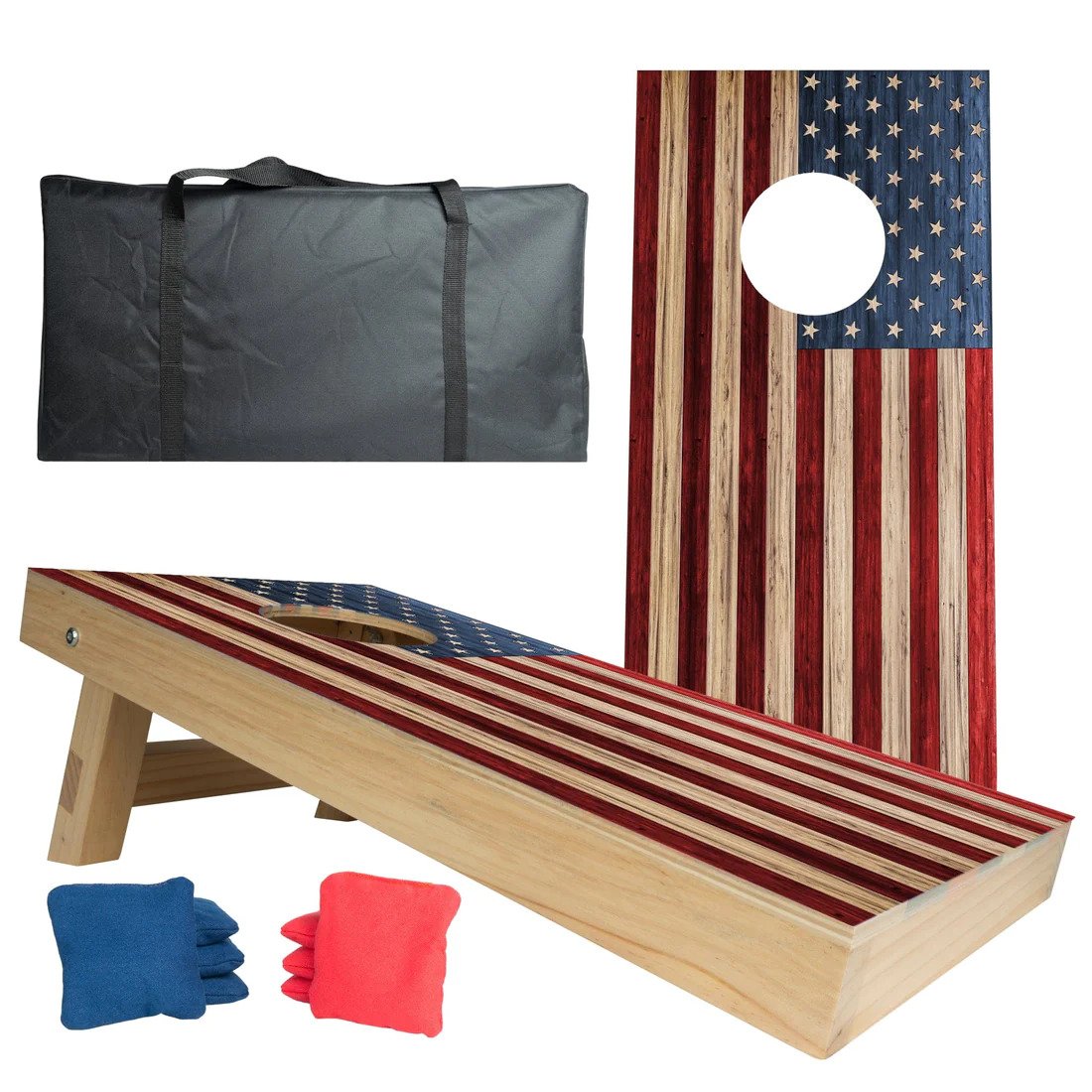 Bitty Bags Mini-Cornhole Boards: American Flag Design